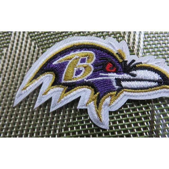 小型BR紫鴉□NFLボルチモア・レイブンズBaltimoreアメフト刺繍 小型BR紫鴉□NFLボルチモア・レイブンズBaltimoreアメフト刺繍