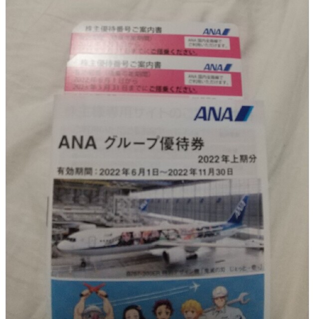 ANA(全日本空輸)(エーエヌエー(ゼンニッポンクウユ))の株主優待　ANA グループ優待券 チケットの優待券/割引券(その他)の商品写真