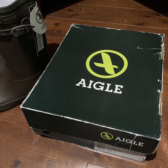 AIGLE(エーグル)のAIGLE  レインブーツキッズ キッズ/ベビー/マタニティのキッズ靴/シューズ(15cm~)(長靴/レインシューズ)の商品写真