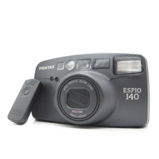 ペンタックス(PENTAX)の【極美品✨完動品】PENTAX ESPIO 140 ブラック(フィルムカメラ)