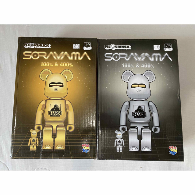 BE@RBRICK XLARGE SORAYAMA 100％ & 400％