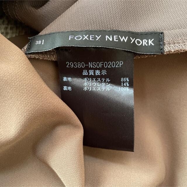 FOXEY NEW YORK(フォクシーニューヨーク)のフォクシー　ニューヨークワンピース　ホームクリーニングOK レディースのワンピース(ひざ丈ワンピース)の商品写真