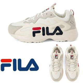 フィラ(FILA)の定9790円！限定90s復刻！名作ビッグロゴ！フィラ新品厚底ボリュームスニーカー(スニーカー)