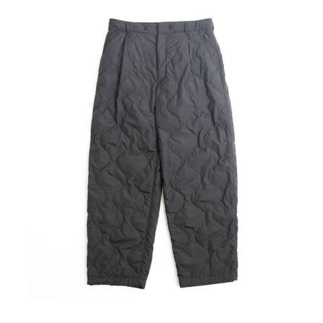 Stein 21aw Quilted One Tuck Trousers