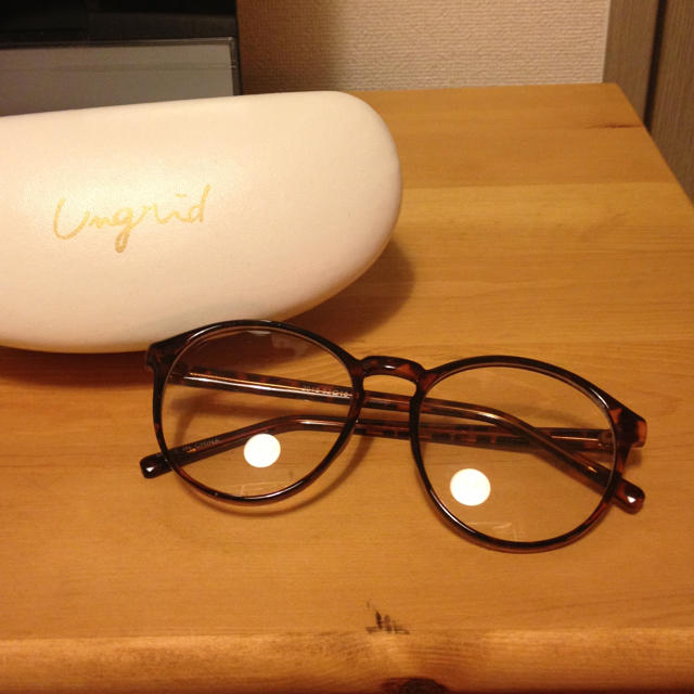Ungrid(アングリッド)のUngrid ♢ ラウンドだてめがね レディースのファッション小物(サングラス/メガネ)の商品写真