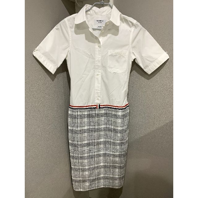 THOM BROWNE - トムブラウン　ツイード　リボン　ドレス　38　FDSC77C-07971035
