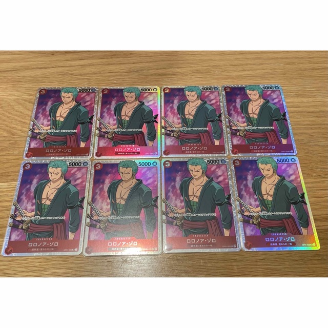 ONE PIECE(ワンピース)のワンピース　カードゲーム　ロマンスドーン　ゾロ　SR エンタメ/ホビーのトレーディングカード(シングルカード)の商品写真