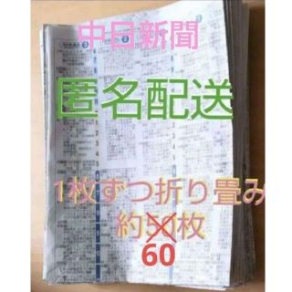 古新聞 新聞紙 まとめ売り 約60枚 1枚ずつ折り畳み 匿名配送の通販|ラクマ