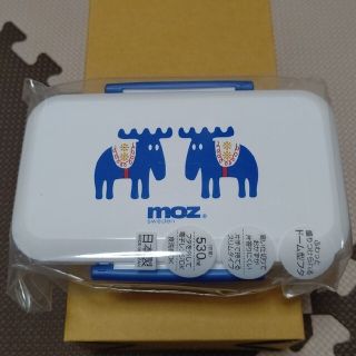 モズ(moz)のMOZ ホーロー風ふわっとランチボックス+お箸セット(弁当用品)