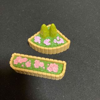 エポック(EPOCH)のシルバニア　花壇　植え込み　セット(キャラクターグッズ)