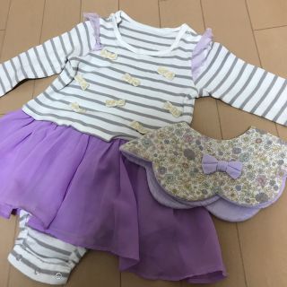 ブランシェス(Branshes)のブランシェス　ロンパースセット(ロンパース)