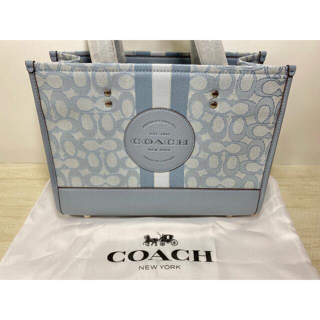 COACH(コーチ)の新品✨コーチ ジャガード レザー シグネチャー デンプシー  レディースのバッグ(トートバッグ)の商品写真