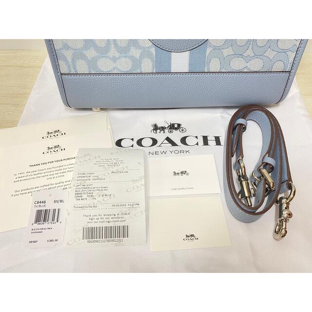 COACH(コーチ)の新品✨コーチ ジャガード レザー シグネチャー デンプシー  レディースのバッグ(トートバッグ)の商品写真