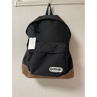 アウトドアプロダクツ(OUTDOOR PRODUCTS)のLENO×OUTDOOR PRODUCTS  DAYPACK ブラック/ベージュ(リュック/バックパック)