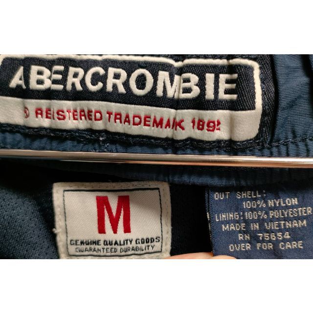 Abercrombie & Fitch アバクロンビーアンドフィッチ トラックパンツ ナイロン アメカジ レッド (メンズ M)   N8265