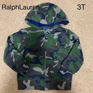 ラルフローレン(Ralph Lauren)の美品　ラルフローレン  パーカー　迷彩　3T 100 サイズ 裏起毛(ジャケット/上着)