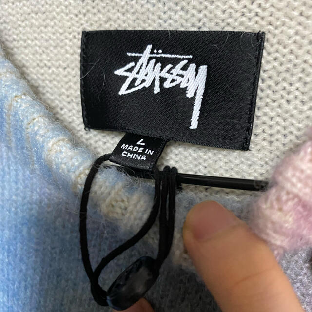 Stussy SWEATER ニット セーター　グリーン　タグ有り　Lサイズ