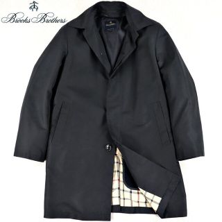 ブルックスブラザース(Brooks Brothers)のブルックスブラザーズ 撥水シェル ライナー付き ステンカラーコート 濃紺 ネイビ(ステンカラーコート)