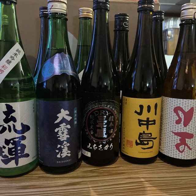 日本酒四合瓶１０本黒沢など約半額