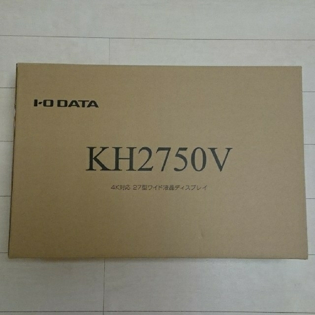 IODATA(アイオーデータ)のIO DATA KH2750V 4K対応27型ワイド液晶ディスプレイ スマホ/家電/カメラのPC/タブレット(ディスプレイ)の商品写真