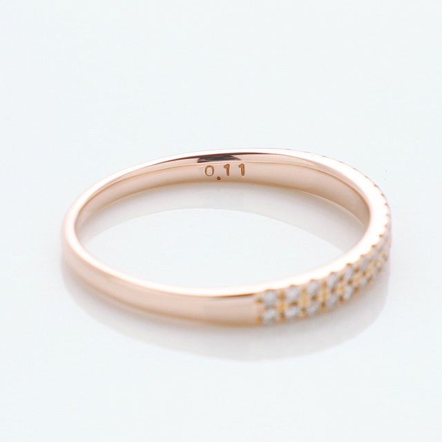 極美品 スタージュエリー ダイヤ 0.11ct K18 リング 指輪 8.5号 4