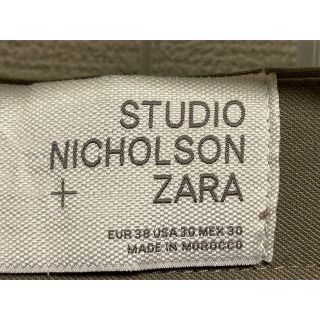 STUDIO NICHOLSON - ZARA STUDIO NICHOLSON プリーツパンツ サイズ38の