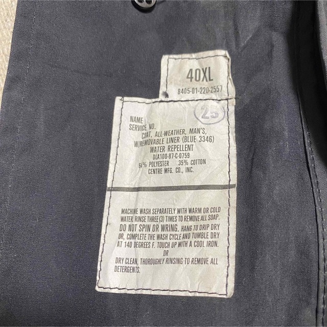 90s 古着 ヴィンテージ ミリタリー トレンチコート アメリカ軍 米軍 ＵＳＡ メンズのジャケット/アウター(ステンカラーコート)の商品写真