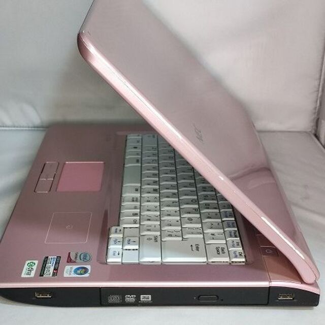 【人気のピンク★爆速SSD240GB】NEC ノートパソコン PC-LL750