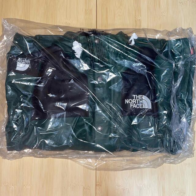 正規品 Supreme - Mサイズ　Supreme TNF mountain leather jacket マウンテンパーカー