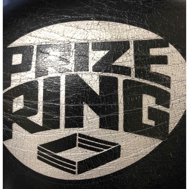  PRIZE RINGボクシンググローブ 本革製10oz 黒／オレンジ スポーツ/アウトドアのスポーツ/アウトドア その他(ボクシング)の商品写真