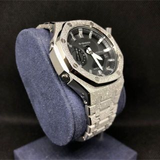 ジーショック(G-SHOCK)のGA-2100本体付き ステンレスベルトセット カシオーク カスタム Gショック(腕時計(アナログ))