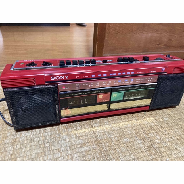 SONY ラジオカセットレコーダー CFS-W30 | odontocompanyvilaformosa