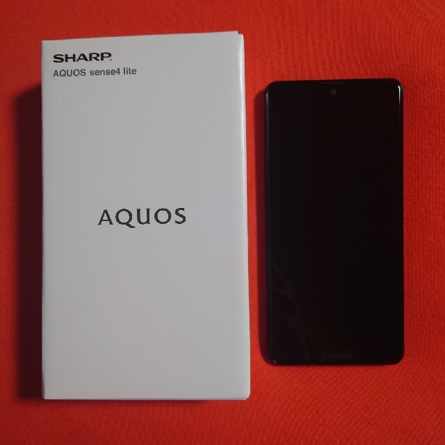 AQUOS(アクオス)のAQUOS sense4 lite simフリー スマホ/家電/カメラのスマートフォン/携帯電話(スマートフォン本体)の商品写真