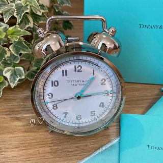絶賛商品 Tiffany&Co. ツインベル クロック アラーム 置き時計