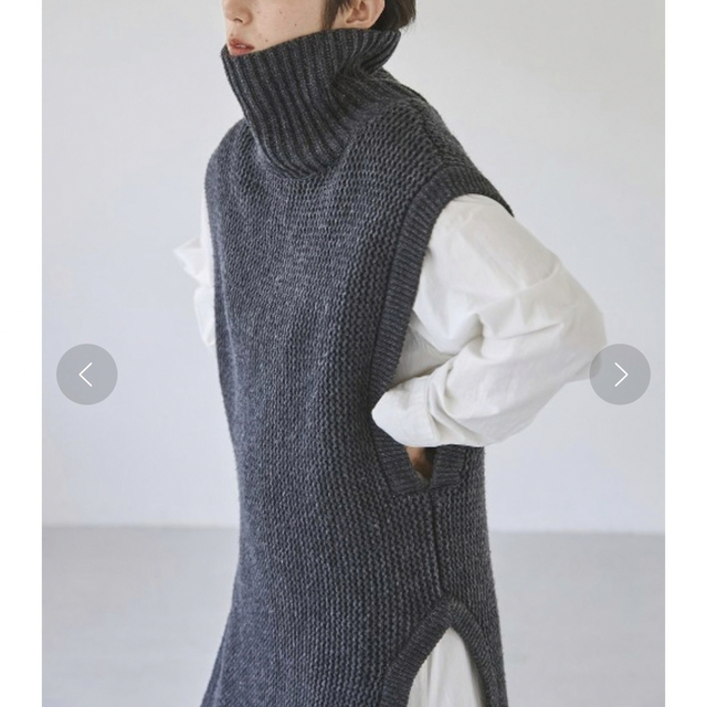 TODAYFUL(トゥデイフル)のtodayful  Roundhem Knit Vest レディースのトップス(ニット/セーター)の商品写真