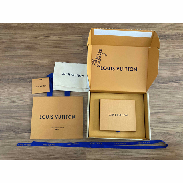 ストレッチドビー LOUIS VUITTON 靴 空箱（リボン・巾着×2付） - 通販 