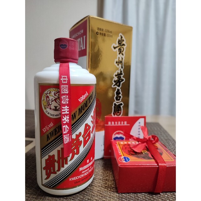 中国古酒 貴州茅台酒 マオタイ酒 天女ラベル 53% 未開封新品-
