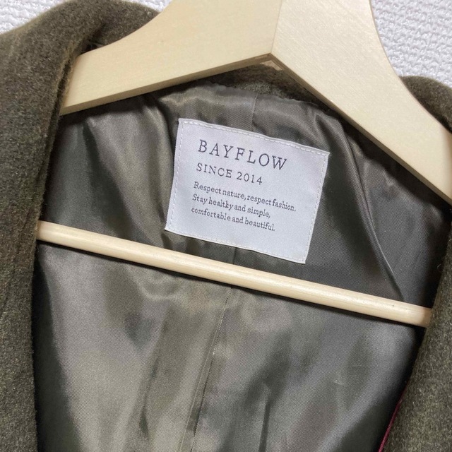 BAYFLOW(ベイフロー)のBAYFLOW フーディコート BW1610NW01 レディースのジャケット/アウター(ロングコート)の商品写真