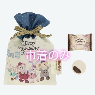 ダッフィー(ダッフィー)の★ウィンタートゥインクリングタウン★マシュマロ 巾着(キャラクターグッズ)
