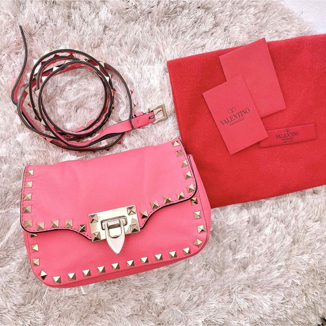 VALENTINO ヴァレンティノ ショルダーバッグ ポーチ クロスバッグ 美品-