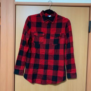 エイチアンドエム(H&M)のH&M  長袖チェックシャツ(シャツ/ブラウス(長袖/七分))