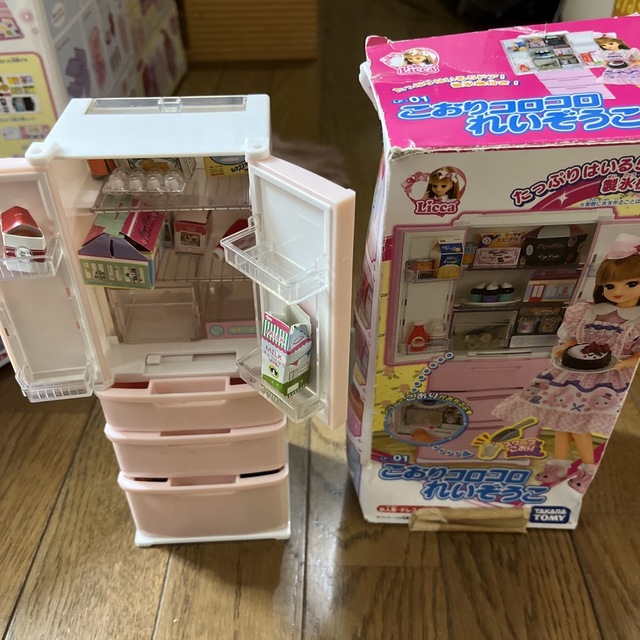 りかちゃん　冷蔵庫 エンタメ/ホビーのおもちゃ/ぬいぐるみ(キャラクターグッズ)の商品写真