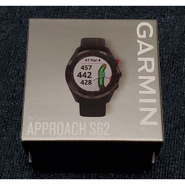 GARMIN Approach S62 腕時計型 GPSゴルフナビ 保証あり