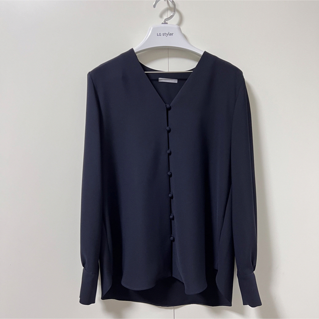 theory luxe 22AW ウォッシャブル Vネックブラウス