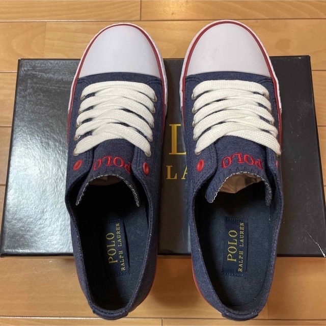 POLO RALPH LAUREN(ポロラルフローレン)の新品　ポロラルフローレン　スニーカー　24cm レディースの靴/シューズ(スニーカー)の商品写真