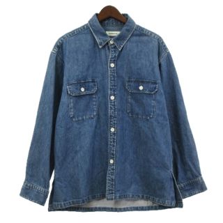 モンキータイム(MONKEY TIME（UNITED ARROWS）)のモンキータイム DENIM CPO デニム シャツ 長袖 インディゴ M(シャツ)