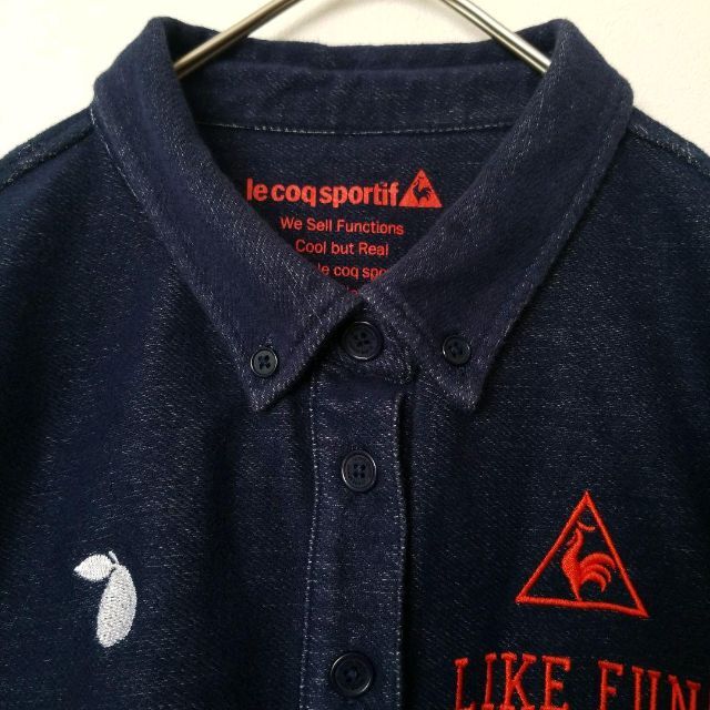 le coq sportif(ルコックスポルティフ)のルコック スポルティフ  シャツ  ゴルフウェア  L レディースのトップス(シャツ/ブラウス(長袖/七分))の商品写真