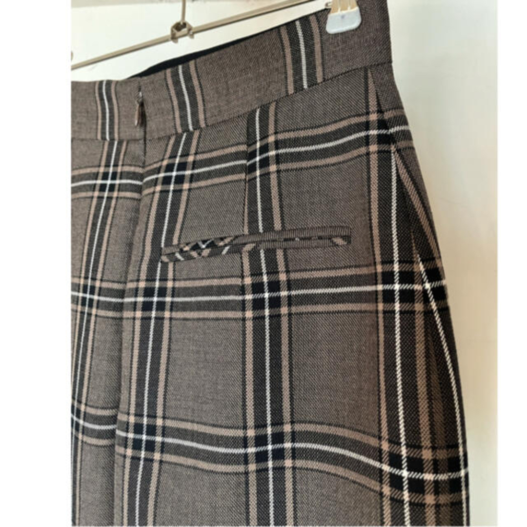 LE CIEL BLEU(ルシェルブルー)の【クリーニング済】LE CIEL BLUE Check Pencil Skirt レディースのスカート(ロングスカート)の商品写真