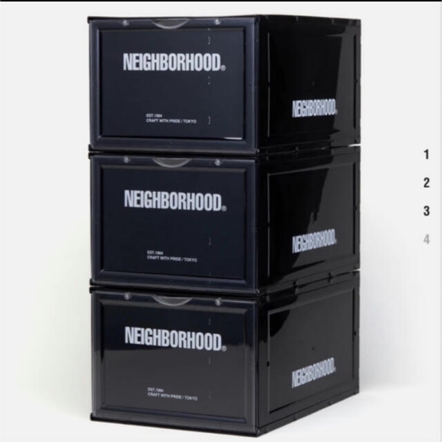 NEIGHBORHOOD CI / P-SNEAKER STORAGE 3セット - ケース/ボックス