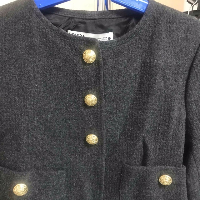 ZARA - (aさん専用)【未使用】ZARA メタルボタンジャケットの ZARA - (aさん専用)【未使用】ZARA メタルボタンジャケットの